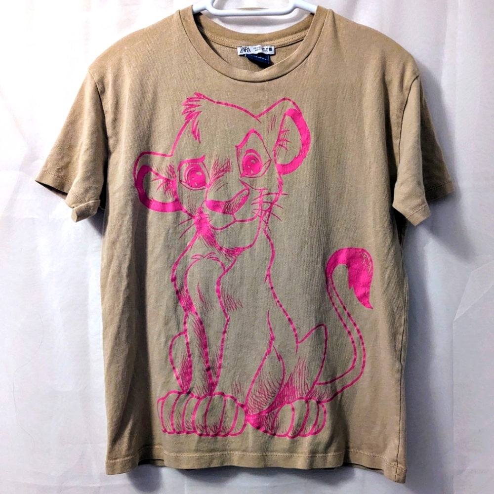 ZARA Disney Classics The Lion King Cotton T-shirt Small